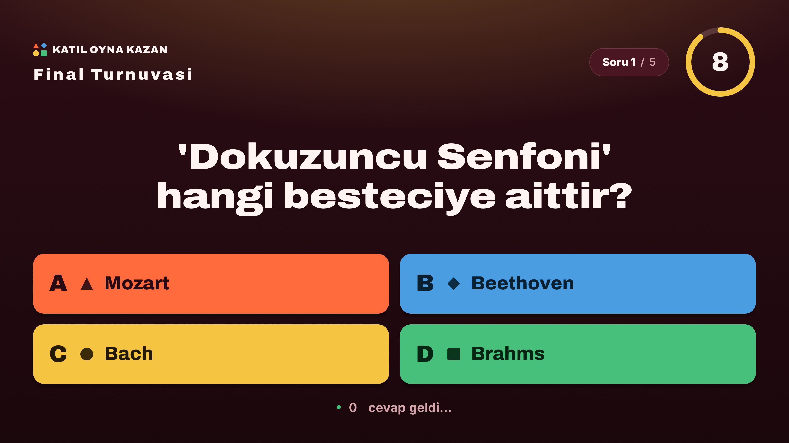 Lale Bordo teması, sahne ekranı